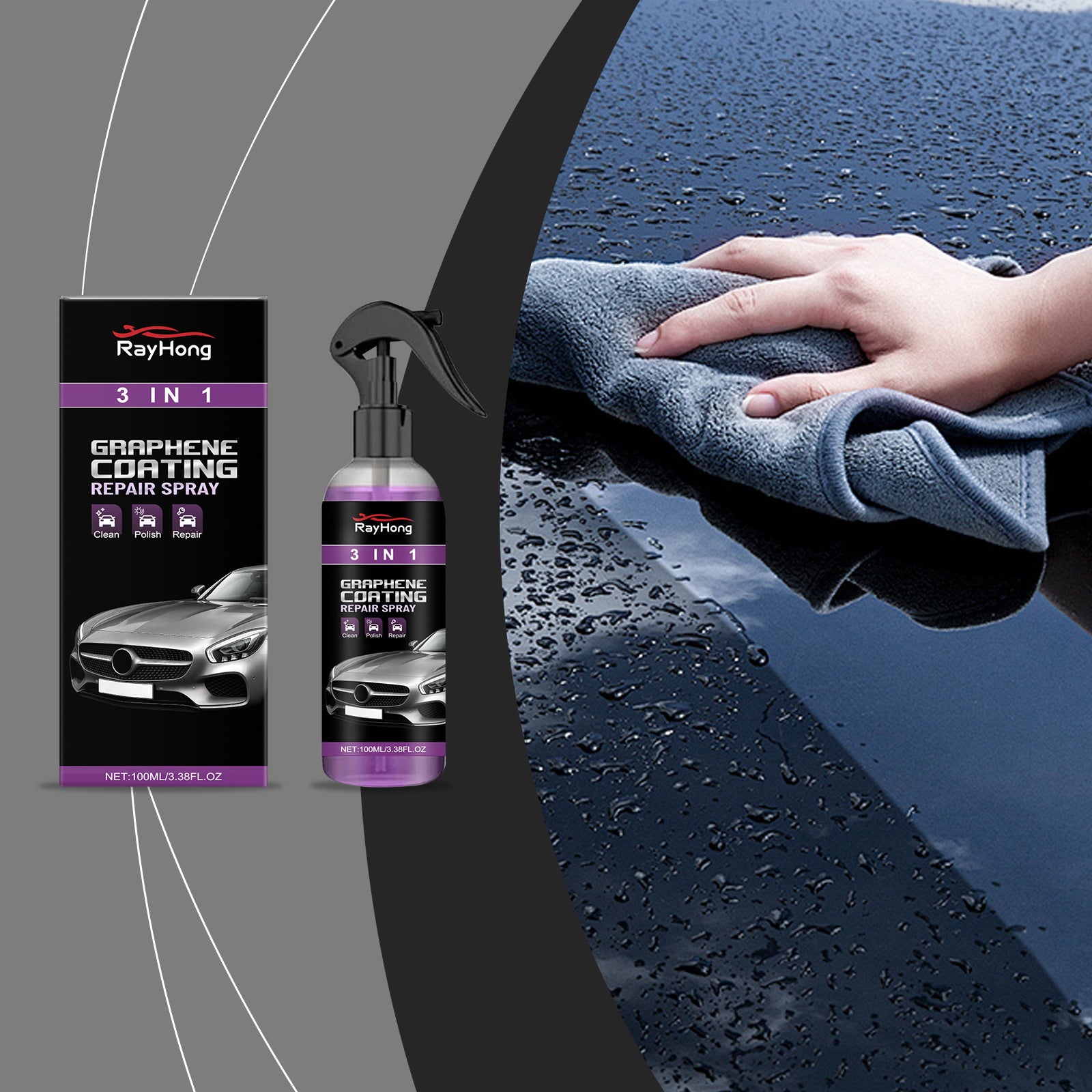 3-in-1 Car Paint Protection Spray
